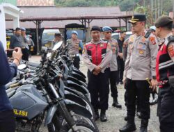 Kapolres Aceh Selatan Cek Kendaraan Dinas, Pastikan Kesiapan Operasional Anggota