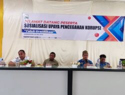 Larang Terima Gratifikasi, Inspektorat Aceh Sosialiasi Kepala Satuan Pendidikan di Aceh Utara