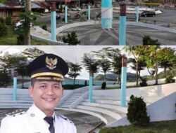 Gandeng Bank Aceh Syari’ah, H.Mirwan Rehab Taman Kota  Bundaran Air Mancur MI