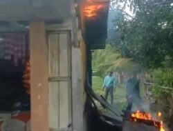 Kios di Pesantren Mafatihul ‘Ulum Kecamatan Kluet Selatan Terbakar
