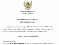 Diduga Tidak Ada Keterbukaan Informasi Publik YARA Gugat Kemendagri ke Komisi Informasi Pusat