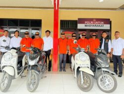 Satreskrim Polres Pidie Tangkap 6 Pelaku Curanmor, Pihak Kepolisian Temukan Kasus Lain Pada Tersangka