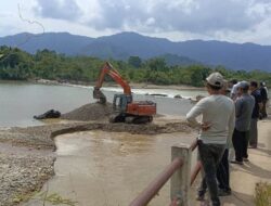Penanganan Irigasi Gunung Pudung Mulai Dilakukan, Alat Berat Turun ke Lokasi