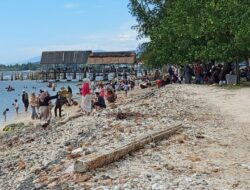 Jalan Rusak & Abrasi Ancam Wisata SBB Labuhanhaji, Akses Terhambat, Lahan Warga Terancam