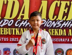 Alif Ramadhan Raih Medali Perunggu di Kejuaraan Taekwondo Piala Sekda Aceh 2025