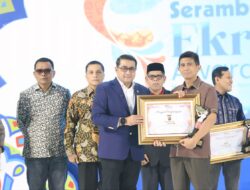 Kapolda Aceh Terima Penghargaan pada Malam Penganugerahan Serambi Ekraf 2025