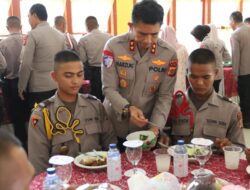 Kapolda Aceh Tinjau Menu dan Standar Gizi Makanan Siswa Secaba di SPN Seulawah