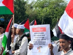 Aliansi Rakyat Aceh Bela Palestina Gelar Aksi Damai di Simpang Lima