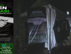 Solidaritas Tanpa Henti, Mahasiswa Aceh Buka Posko Donasi 24 Jam di Depan DPRA