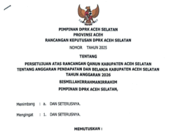 Akhirnya Terungkap! Sekwan Tunjukkan Dokumen Pengesahan APBK 2026: Belanja Rp1,32 Triliun, Teken 30 November