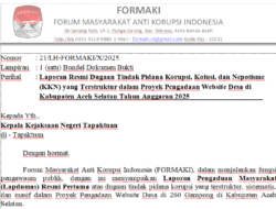 FORMAKI Beri Peringatan Keras: Keuchik Jangan Jadi Tumbal Proyek “Desa Digital” yang Gagal, Segera Tarik Uang Desa dari Vendor!