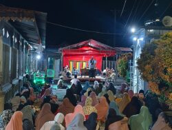 Perkuat Iman dan Silaturahmi, Warga Pulokambing Peringati Isra’ Mi’raj dengan Tradisi Kenduri Apam