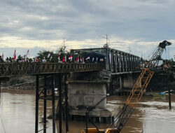 DARURAT: Alas Rusak, Jembatan Bailey Kuta Blang Ditutup Sore Ini, Kendaraan Dialihkan ke Awe Geutah