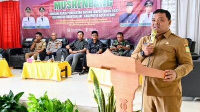 Musrenbang Darussalam 2027: Belanja Pegawai Melonjak, Staf Ahli Bupati Ingatkan Beban Fiskal APBK Kian Berat