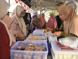Gampong Leu Ue Gelar Bazar Ramadhan Takjil Serba Seribu