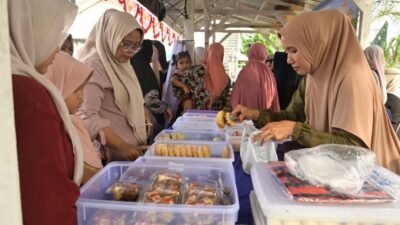 Gampong Leu Ue Gelar Bazar Ramadhan Takjil Serba Seribu