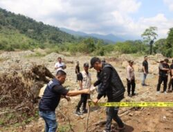 Aparat Gabungan Serbu Tambang Emas Ilegal di Siron, Gubuk Pemain Dibakar