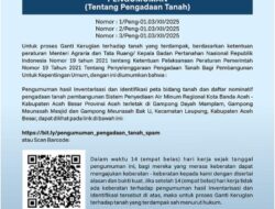 Masa Sanggah Lewat, Ganti Rugi Lahan SPAM Leupung Masih ‘Gelap’: Warga Menanti Kepastian Pembayaran