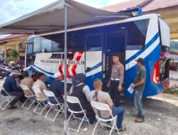 Dekatkan Layanan ke Warga, Satlantas Polres Aceh Selatan Gelar SIM Keliling di Kota Fajar