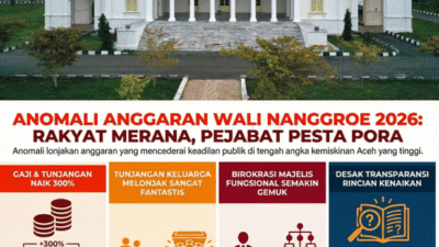 Pesta Pora di Meuligoe Saat Rakyat Merana: Bedah Anomali Anggaran Wali Nanggroe 2026
