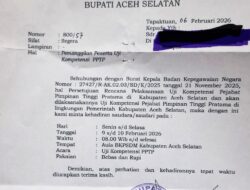 Sekda dan BKPSDM Kompak Bungkam Soal Izin Mendagri, Uji Kompetensi Eselon II Aceh Selatan Terancam Cacat Hukum?