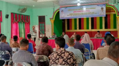 Forum Musrenbang Digelar, Wadah Aspirasi Pembangunan Masyarakat Kluet Utara