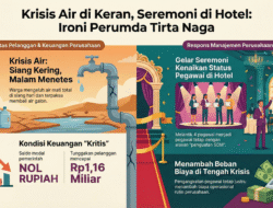 Ironi Tirta Naga: “Pesta” Kenaikan Status di Hotel, Air Warga Mati di Siang Bolong