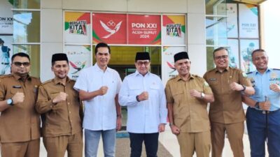 Usai Pimpin Rapim Percepatan APBA 2026, Sekda Aceh Lanjut Sambut Menekraf di Bandara SIM