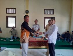 Serah Terima Jabatan Keuchik Desa Pulokambing Berlangsung Khidmat, Sudirman Ajak Masyarakat Bersatu Bangun Desa