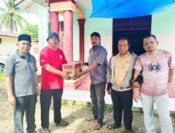 Forum Peduli Kluet Raya (FPKR) Serahkan Bantuan Awal bagi Korban Kebakaran Kotafajar