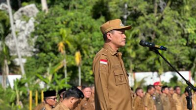 Apel Bersama Pasca Idul Fitri, H. Mirwan Tekankan Realisasi Anggaran, Kedisiplinan, dan Peningkatan Pelayanan