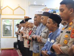 POLRES ACEH SELATAN GELAR SHOLAT GHAIB DAN DOA BERSAMA UNTUK ALMARHUM TRI SUTRISNO