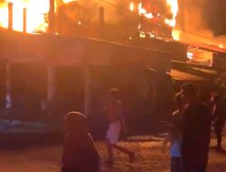 13 Ruko di Kota Fajar Ludes Dilalap Si Jago Merah, Kejadian dinihari sabtu 28/3/2026