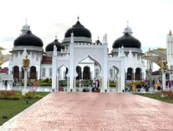 Menuju Hari Raya, Masjid Raya Baiturrahman Banda Aceh Jadi Pusat Shalat Idulfitri Aceh