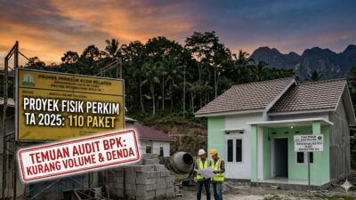 Realisasi Fisik Perkim Aceh Selatan 94 Persen, Mengapa BPK Temukan Kurang Volume?
