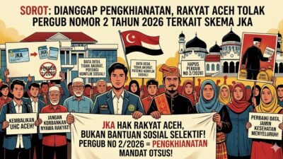Dianggap Pengkhianatan, Rakyat Aceh Tolak Pergub Nomor 2 Tahun 2026 Tentang Skema JKA