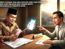 Modus “Jual” Proyek 2026: Oknum Pejabat Dinas-Dinas Strategis di Aceh Selatan Diduga Patok Fee 20 Persen di Muka