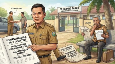 Berlindung di Balik Permendikdasmen, Plt Kadisdikbud Aceh Selatan Diduga Tabrak Aturan BKN Terkait Mutasi Kepsek