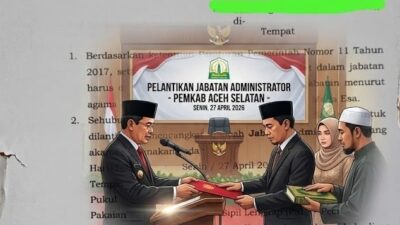Bupati Aceh Selatan Lantik Puluhan Pejabat Administrator Besok Pagi di Rumoh Agam