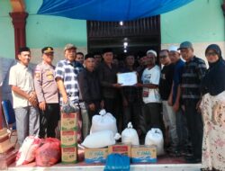 Sinergi Forum Keuchik dan Muspika Kluet Tengah Salurkan Bantuan Logistik untuk Korban Kebakaran Kota Fajar