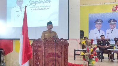H. Baital Mukaddis Buka Musrenbang RKPD Aceh Selatan Tahun 2027