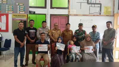 Desa Kampung Paya Jadi yang Pertama di Aceh Selatan Salurkan BLT Dana Desa Tahap I