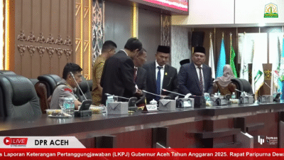 “Gejolak Internal DPRA, Isu Mosi Tidak Percaya Anggota NasDem Tembus ke Tingkat Pusat, Posisi Ketua Fraksi dan Kursi Ketua I DPRA digoyang”