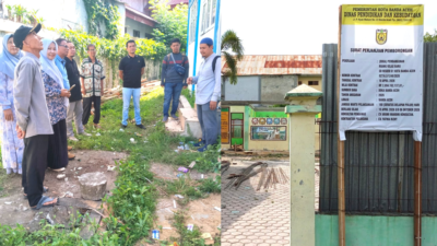 Proyek RKB SDN 61 Banda Aceh dimulai: Pengawasan Lapangan dan Keselamatan Kerja Jadi Sorotan, PPTK katanya telah ingatkan Rekanan