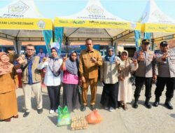 Tekan Inflasi, Pemko Lhokseumawe dan Dinas Pangan Aceh Gelar Pasar Murah di Mon Gedong