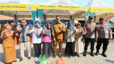 Tekan Inflasi, Pemko Lhokseumawe dan Dinas Pangan Aceh Gelar Pasar Murah di Mon Gedong