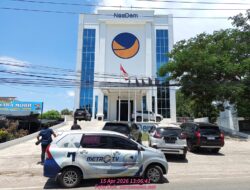 Jelang Konferensi Pers Polemik Tempo, Markas NasDem Aceh di Pango Mulai Dipadati Media Nasional dan lokal