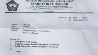 Batal Resmikan SPBUN dan Koperasi KNTI Aceh Selatan, Perubahan Jadwal Penerbangan pak Menteri penyebabnya