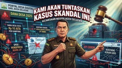 SKANDAL WEBSITE DESA: Kejari Aceh selatan lanjut Periksa Kabid DPMG dan Pimpinan PT MKM
